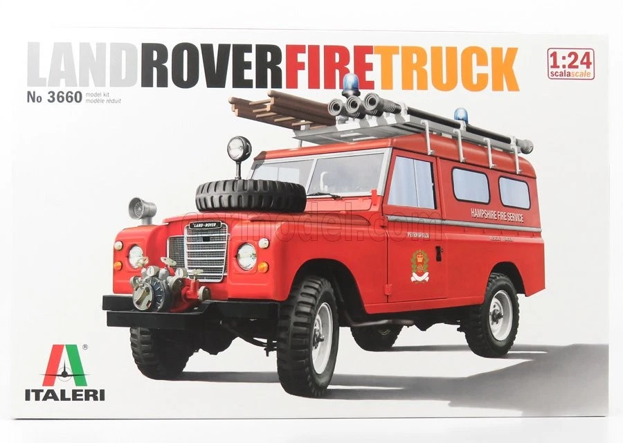 1/24 ITALERI - LAND ROVER - LAND III SERIES 109 HAMPSHIRE SERVICE FIRE IT3660 - Immagine 1 di 1