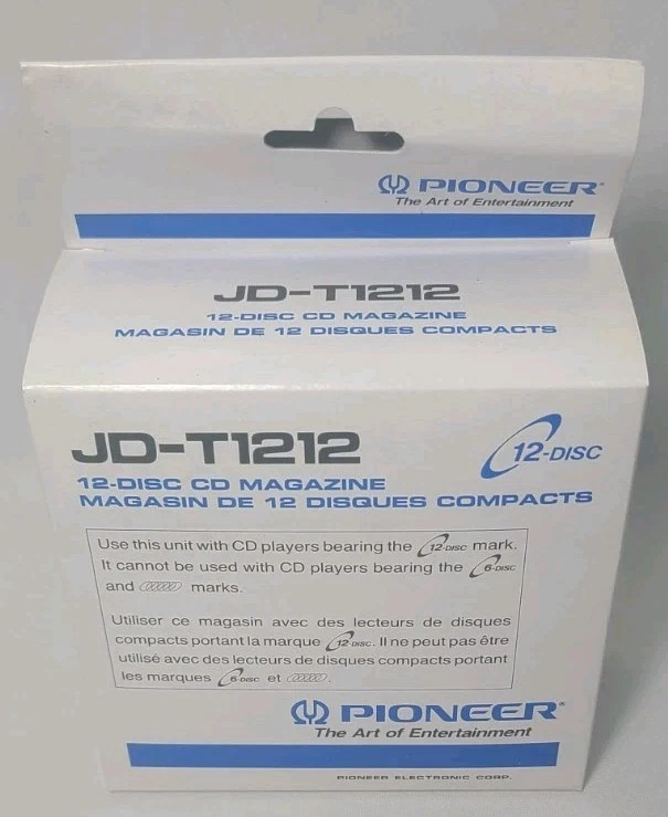 Pioneer JD1212S 12 Disc CD Player Magazine Jd-1212s