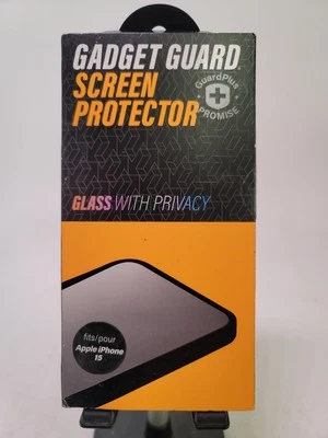 Gadget Guard Privacy Tempered Glass Screen Protector for iPhone 15 - Image 1 of 2