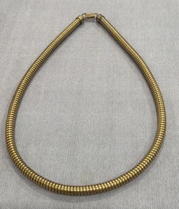 Vintage Sterlingsilber goldfarbene Halskette 17 Zoll - Bild 1 von 5