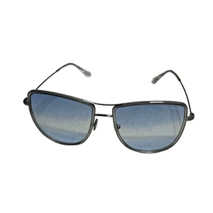 Tom Ford Sunglasses Tina TF 759 16W Silver Blue Gradient Unisex 59-18-140 W/Case - Picture 1 of 7
