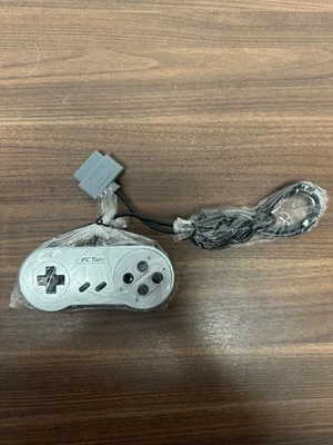 Silver Wired Controller For Super Nintendo SNES Brand New 9E - Image 1 of 3