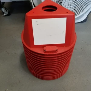 Uline Bestandskontrollkappe Kegel rot magnetisch trocken abwischbar Menge 16 - Bild 1 von 6