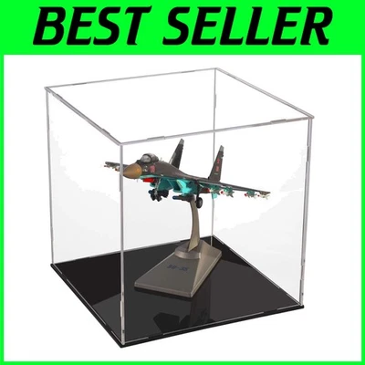 Elegant Acrylic Collectibles Display Case - Easy Assembly & Dustproof Protection - Image 1 of 4