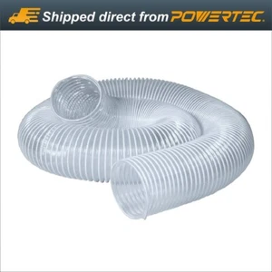 Manguera flexible de colección de polvo de PVC POWERTEC 4 en x 10 pies, Clear Vue (70111) - Imagen 1 de 8