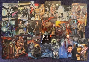 STAR WARS Galaxy/Heritage Etched Foil Inserts Complete Your Set/You Pick - Picture 1 of 79