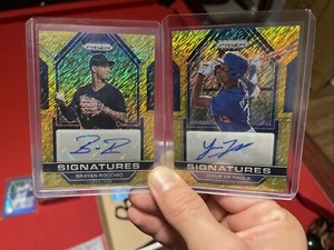 2023 Prizm FOTL EXCLUSIVE Josue De Paula & Brayan Rocchio Gold Auto /10 eBay1/1 - Picture 1 of 2