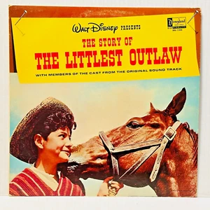 Walt Disney Vinyl LP The Story of The Littlest Outlaw 1963 Soundtrack EX/VG+ - Picture 1 of 3