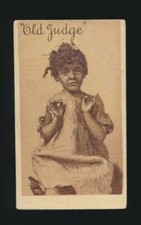 1886 N167 Goodwin & Co (OLD JUDGE Cigarettes) -"Topsy" (Uncle Tom's Cabin)