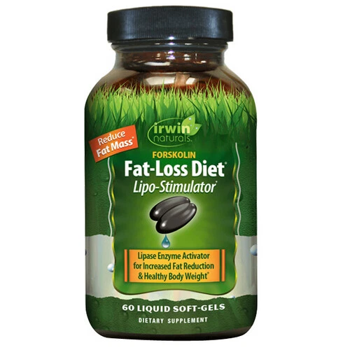 Dieta para pérdida de grasa forskolina 60 cápsulas blandas de Irwin Naturals Foto 1 de 1