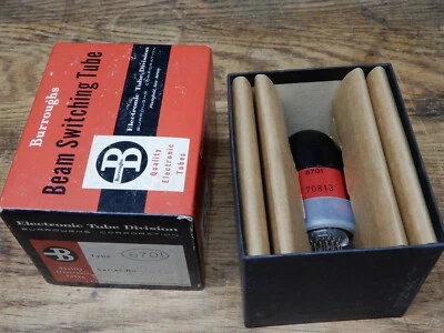 Burroughs 6701 Beam Switching Tube NOS   - Image 1 of 4