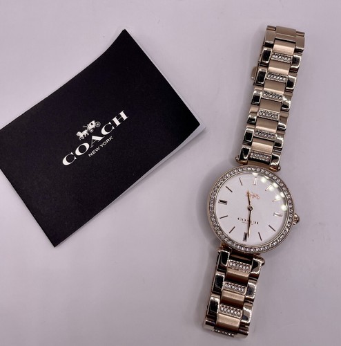 OROLOGIO COACH PARK DONNA 34MM ORO PALEROSO ACCIAIO INOX PLACCATO IONICO CON CRISTALLO