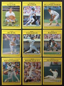 1991 FLEER Baseball Cards.  Card # 1-250.  You Pick to Complete Your Set.