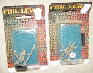 Heartbreaker Phil Lewis Dungeon monster Skeleton figures Liche warrior NIP - Picture 1 of 5