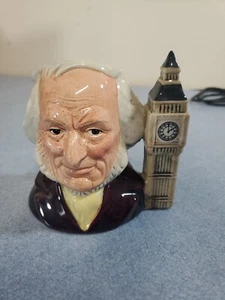 Vintage Royal Doulton, John Doulton Big Ben, D6656 Character Toby Jug Mug - Picture 1 of 6