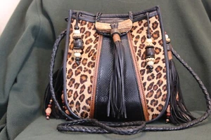 Unique Handmade Real Leather Handbag Purse One of a Kind - Bild 1 von 10