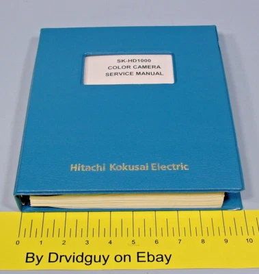 Hitachi Model SK-HD1000 Color Camera Service Manual - Image 1 of 2