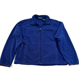 L.L. Bean fleece jacket blue men’s regular - Picture 1 of 6