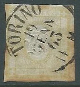 1862 REGNO USATO CIFRA 2 CENT - U43-4 - Picture 1 of 1