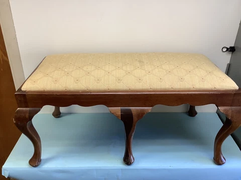 Upholstered Wooden Bench Made in Korea 39” x 19 1/2” Cover