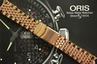 Nos Oris 20Mm Rose Gold Link Deployment Watch Band Watchband Bracelet Strap