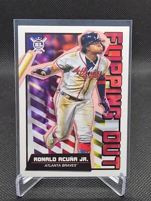 2020 Topps Big League #FO-2 Ronald Acuna Jr. Flipping Out Braves - Image 1 of 2