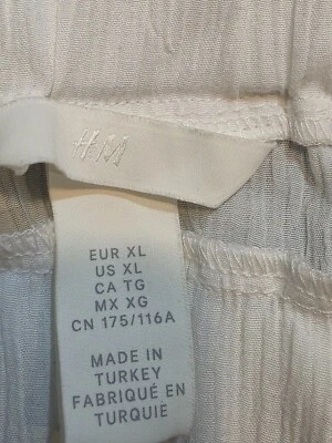 NWT H&M WOMENS WHITE BRALETTE SIZE XLARGE - Image 1 of 4