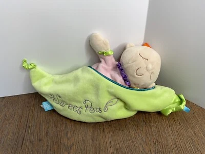Игрушка Manhattan Sweet Pea розовая мягкая кукла и капсула для гороха детская плюшевая игрушка 2 штуки - Изображение 1 из 3