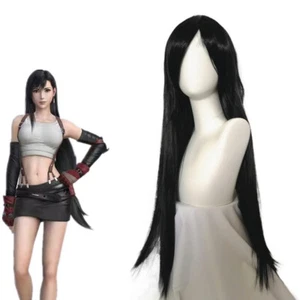 Cosplay Final Fantasy Tifa Reno Aerith Cloud Noctis Wigs Halloween Hairpiece - Picture 1 of 31