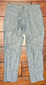 EPAULET Men's Heather Blue 100% Cotton Chino Pants Casual Pants Trousers - 30x28 - Picture 1 of 14