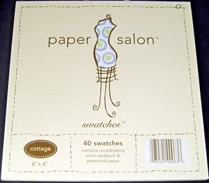 Almohadilla de papel para salón de papel para casa 40 hojas 6"" x 6"" álbum de recortes artesanal - Imagen 1 de 9