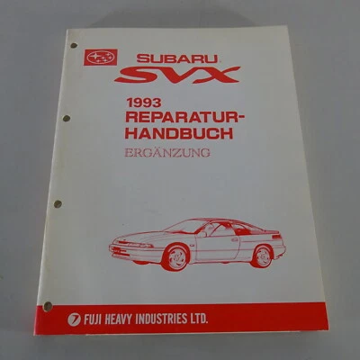 Manual De Taller Complementario Subaru SVX Fecha 03/1993 - Imagen 1 de 4