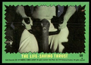 The Incredible Hulk 1979 TV Show Topps Card #59 (NM) - Picture 1 of 2