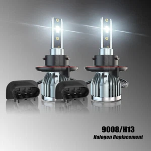 For FORD ECONOLINE E150-E450 2008-2016 - 2Pc 9008 LED Headlight Bulbs Dual Beam - Picture 1 of 13