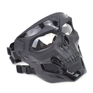 Skull Tactical Airsoft Mask Paintball Military CS Full Face Helmet AU NEW - Picture 1 of 4