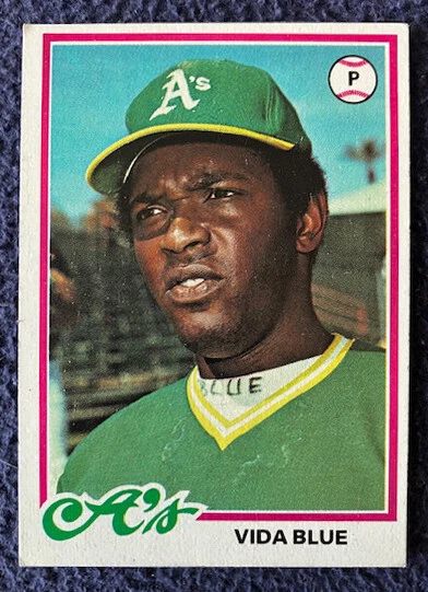 Nothing But: Vida Blue, topps Baseball Cards 1970-1987. Base & RC. M-G - Image 1 of 1