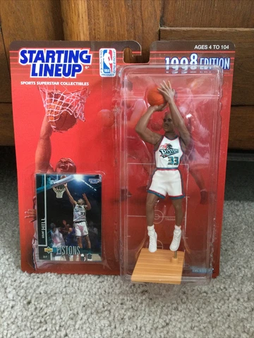 1998 DETROIT PISTONS GRANT HILL NBA STARTING LINEUP ACTION FIGURE Kenner Cover