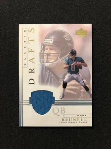 2001 Upper Deck Classic Drafts MARK BRUNELL #NB-CD Game-Used Jersey Insert CARD - Picture 1 of 7