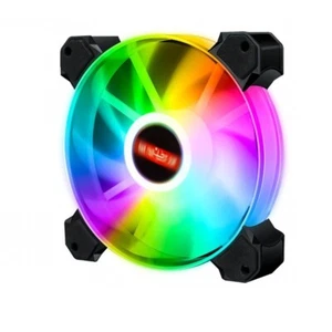 Computer PC CPU 120mm LED Cooling Fan 12V 4Pin to 3Pin RGB Ultra Quiet Cooler OZ - Picture 1 of 7