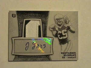 2013 Bowman Reflection Johnathan Franklin Green Bay Packers Patch Auto 1/1 - Picture 1 of 2
