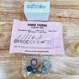 Power Steering Cylinder Seal Kit 56-61 Ford Mercury 59-60 Edsel 58-60 Ford Truck - Picture 1 of 11