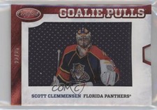 2012-13 Certified Goalie Pulls Jerseys /25 Scott Clemmensen #GP42