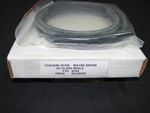 TOKHEIM 39/300 WAYNE 500/600 SERIES ADVERTISEMENT GLASS GASKET KIT - Picture 1 of 1