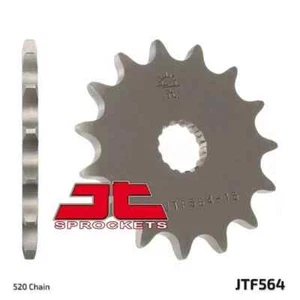 Piñón de transmisión delantero de acero JTF564-15 Yamaha DT200 R-W, D, E, F, G (2 AÑOS) 1989 a 1995 - Imagen 1 de 2