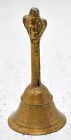 Antik Messing Tempel Aarti Glocke Original Alt Hand Gefertigt Graviert