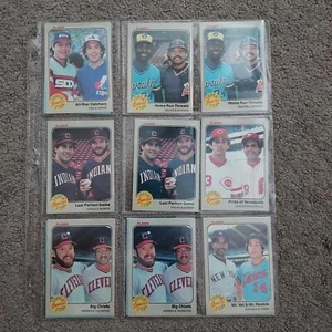 1983 Fleer Super Star Special Cards (9) EX + HOF Jackson, Fisk, Others - Bild 1 von 1
