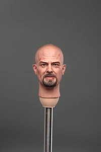 1/6 Heisenberg Breaking Bad Head Sculpt Carved For 12" male Soldier Figure Doll - Picture 1 of 6