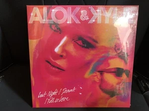 ALOK & KYLIE MINOGUE LAST NIGHT I DREAMT I FELL IN LOVE ORANGE VINYL 7" SINGLE - Picture 1 of 3