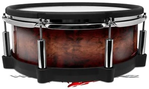 Wrap for Roland vDrum Shell PD140 Exotic Wood Waterfall Bubinga Burst Red Cherry - Picture 1 of 4