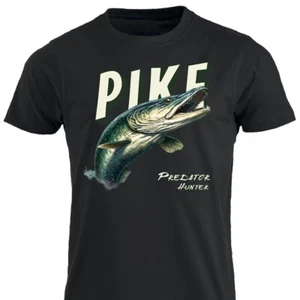 Camiseta divertida de pesca Northern Pike depredador cazador papá pesca pesca pesca pescador abuelo - Imagen 1 de 42